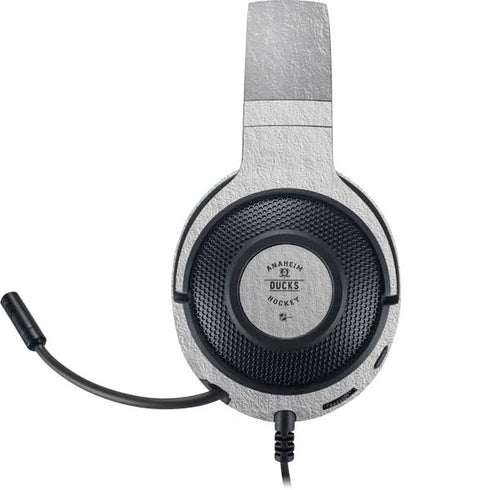 NHL Anaheim Ducks Black Text Razer Kraken X Skin